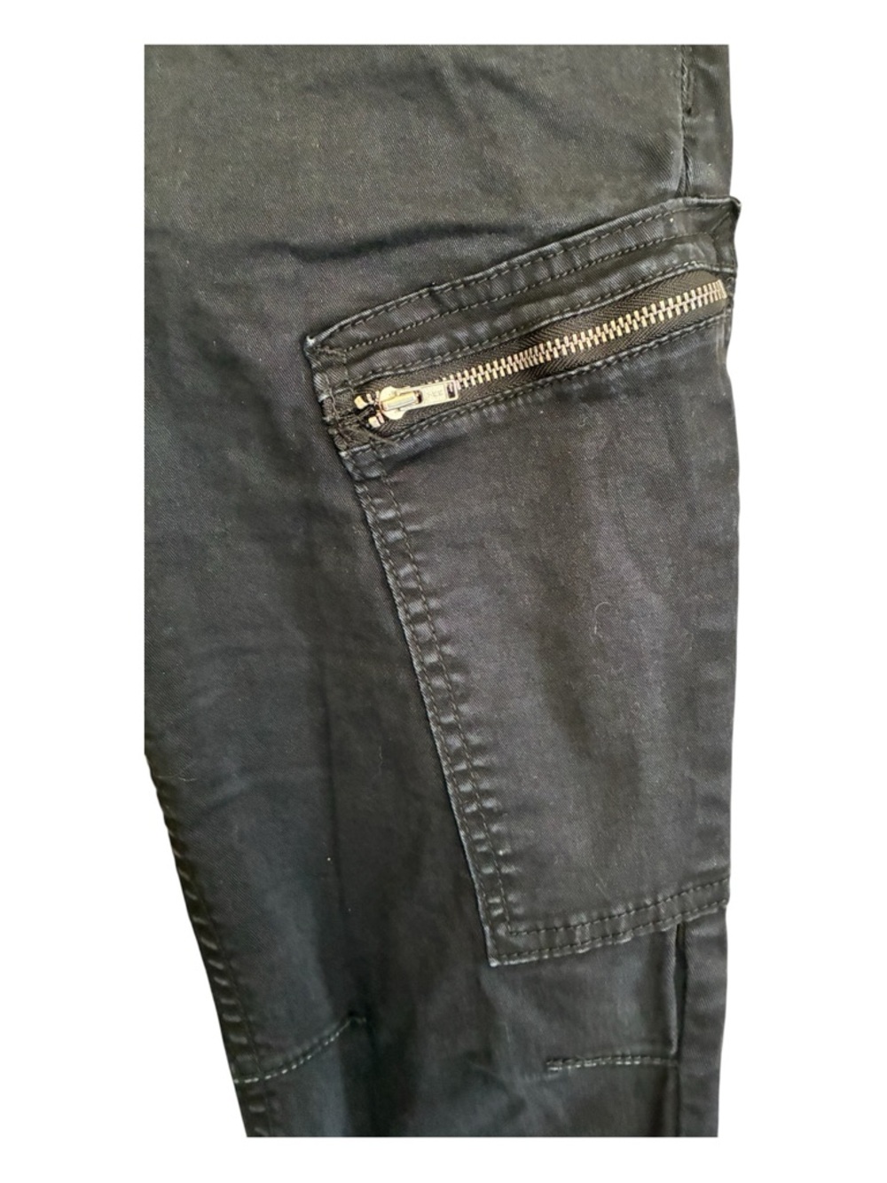 BDG Black Low-Rise Lace Up Goth Punk Skinny Pants Size 26 - Picture 3 of 5